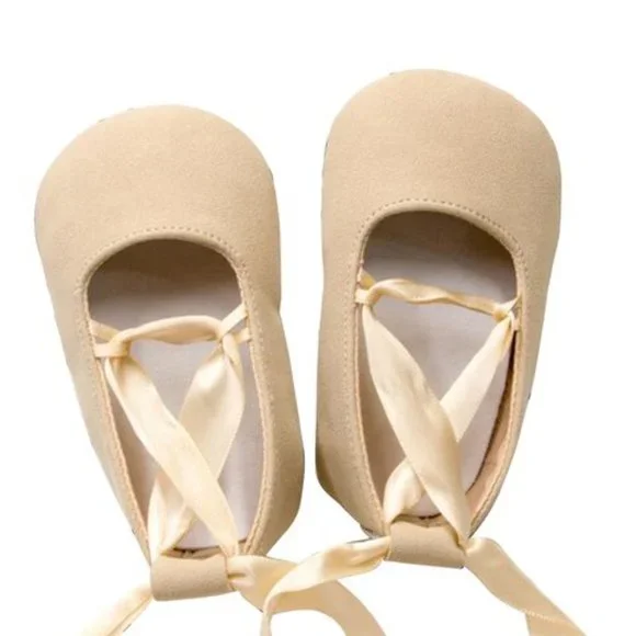 boutique Shoes Beige Baby Girl Shoes Outfit Birthday Wedding